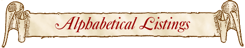 Alphabetical Listings