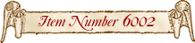 Item Number 6002