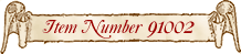 Item Number 91002