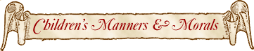 Children's Manners and Morals